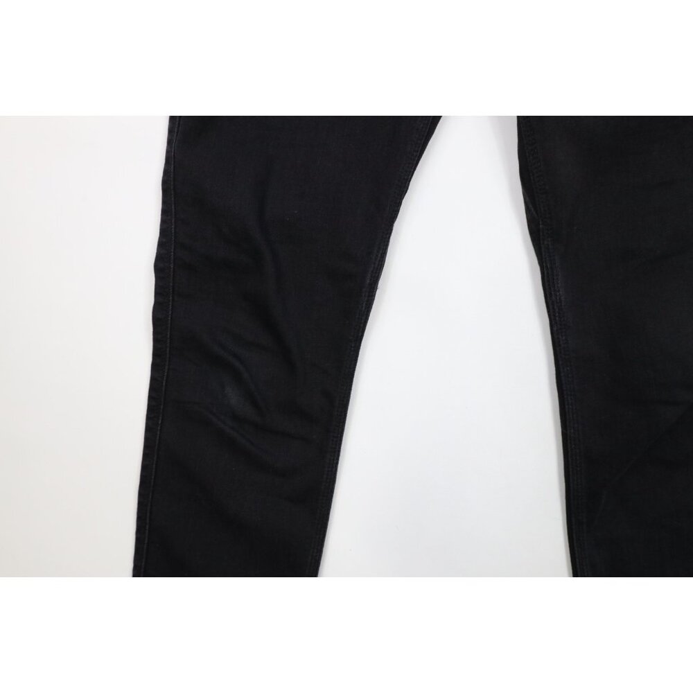 DU/ER DUER Womens Size 29 Faded Performance Denim Slim Straight Leg Jeans Black - Picture 5 of 16